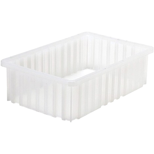 Contenant Divider Box, Plastique, 16,5" la x 10,875" p x 5" h, Gris Helyx Safety & Industrial Supplies