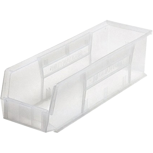 Bacs ultra empilable & suspendable, 17-7/8" la, 5" h x 5-1/2" p, Transparent Helyx Safety & Industrial Supplies