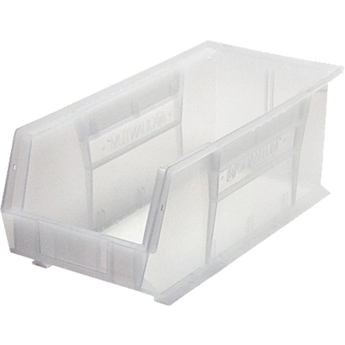 Ultra Stack & Hang Bin, 8-1/4" W x 7" H x 18" D, Clear Helyx Safety & Industrial Supplies