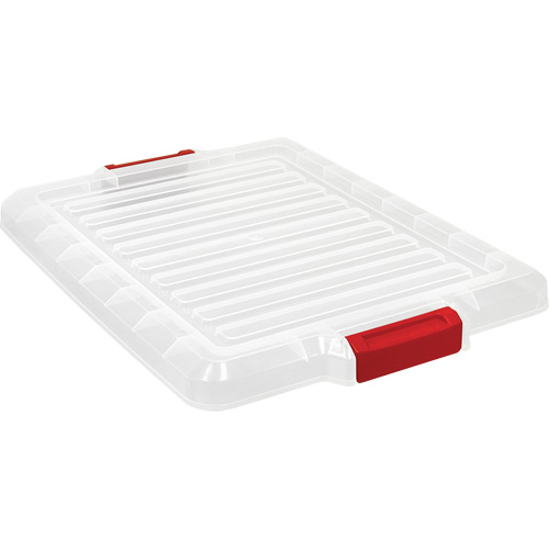 Couvercle pour contenant avec loquet en plastique Helyx Safety & Industrial Supplies