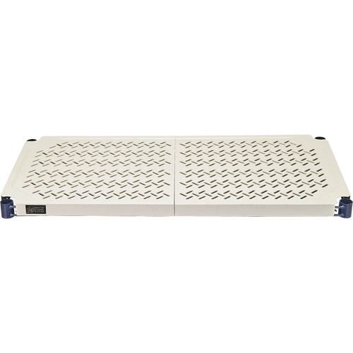 Wire Shelving Unit with Plastic Shelves, Wire Frame with Plastic Shelves, Boltless, 600 lbs. Capacity, 30" W x 72" H x 24" D Helyx Safety & Industrial Supplies