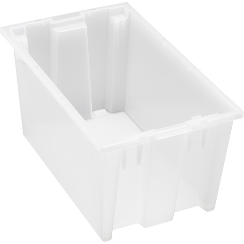 Contenant robuste Stack & Nest, 9" x 11" x 18", Transparent Helyx Safety & Industrial Supplies