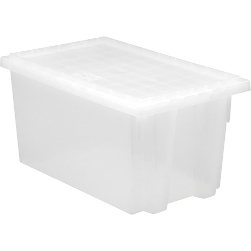 Contenant robuste Stack & Nest, 8" x 13,5" x 19,5", Transparent Helyx Safety & Industrial Supplies
