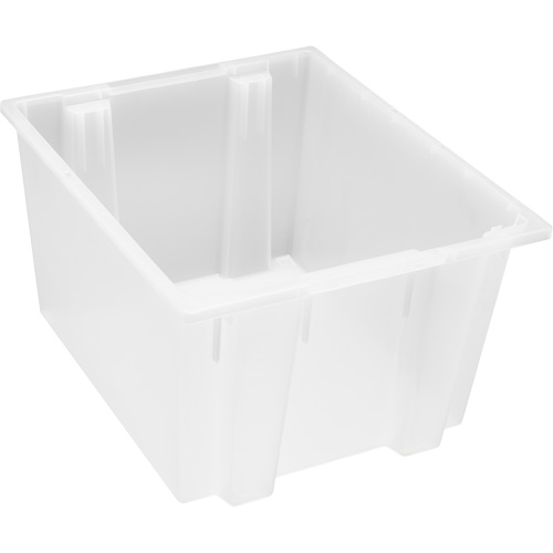 Contenant robuste Stack & Nest, 13" x 19,5" x 23,5", Transparent Helyx Safety & Industrial Supplies