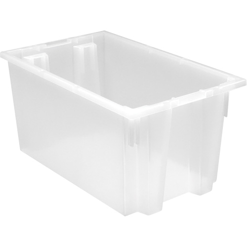 Contenant robuste Stack & Nest, 12" x 19,5" x 23,5", Transparent Helyx Safety & Industrial Supplies