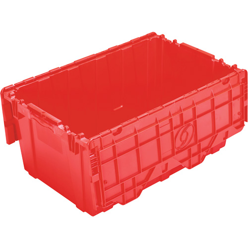 FP243C FliPak Nestable Tote, 26.9" x 16.9" x 12.1", Red Helyx Safety & Industrial Supplies