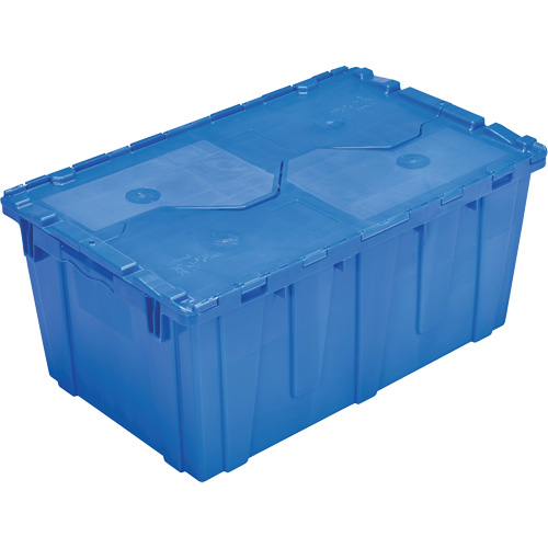 FP243C FliPak Nestable Tote, 26.9" x 16.9" x 12.1", Blue Helyx Safety & Industrial Supplies