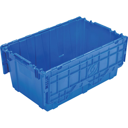 FP243C FliPak Nestable Tote, 26.9" x 16.9" x 12.1", Blue Helyx Safety & Industrial Supplies