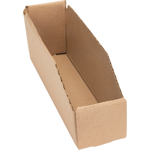 Deep Corrugated Parts Bins, 2-7/8" W x 11-1/4" D x 4-1/2" H, Beige Helyx Safety & Industrial Supplies
