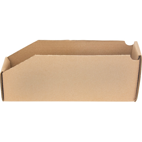 Deep Corrugated Parts Bins, 2-7/8" W x 11-1/4" D x 4-1/2" H, Beige Helyx Safety & Industrial Supplies