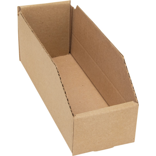 Deep Corrugated Parts Bins, 3-3/4" W x 11-1/4" D x 4-1/2" H, Beige Helyx Safety & Industrial Supplies