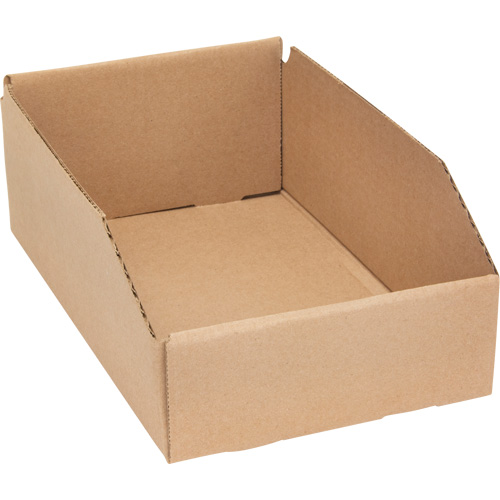 Boîtes profondes en carton ondul&eacute;, 7-5/8" la x 11-5/16" p x 4-1/2" h, Beige Helyx Safety & Industrial Supplies