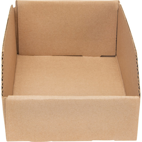 Boîtes profondes en carton ondul&eacute;, 7-5/8" la x 11-5/16" p x 4-1/2" h, Beige Helyx Safety & Industrial Supplies