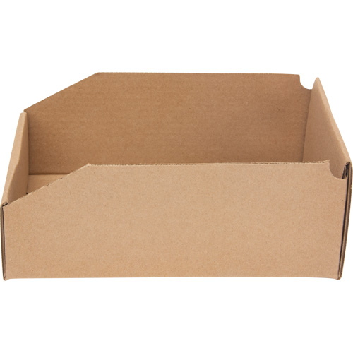 Boîtes profondes en carton ondul&eacute;, 7-5/8" la x 11-5/16" p x 4-1/2" h, Beige Helyx Safety & Industrial Supplies