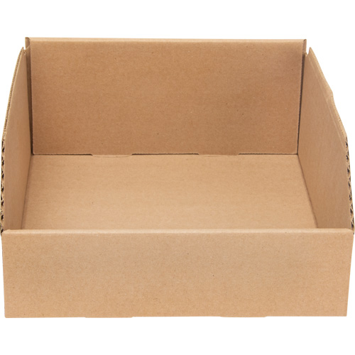 Deep Corrugated Parts Bins, 11-3/4" W x 11-1/4" D x 4-1/2" H, Beige Helyx Safety & Industrial Supplies
