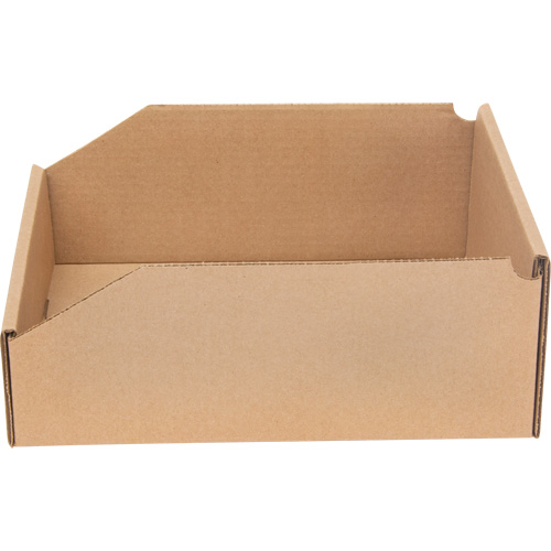 Deep Corrugated Parts Bins, 11-3/4" W x 11-1/4" D x 4-1/2" H, Beige Helyx Safety & Industrial Supplies