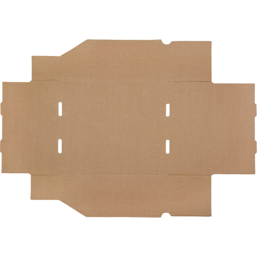 Deep Corrugated Parts Bins, 11-3/4" W x 11-1/4" D x 4-1/2" H, Beige Helyx Safety & Industrial Supplies