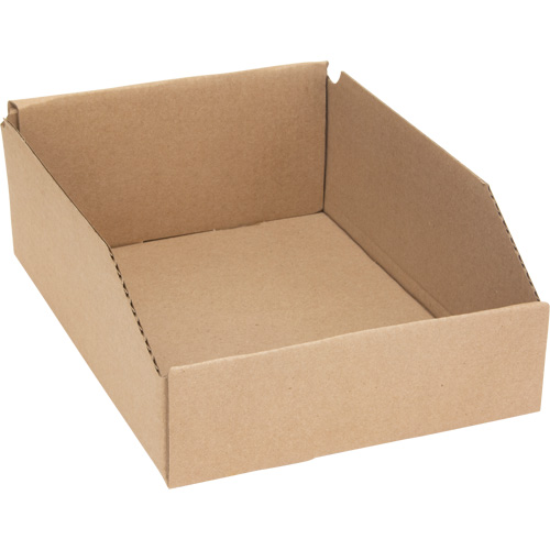Deep Corrugated Parts Bins, 8-3/4" W x 11-1/4" D x 4-1/2" H, Beige Helyx Safety & Industrial Supplies