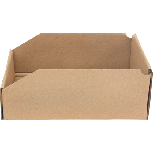Deep Corrugated Parts Bins, 8-3/4" W x 11-1/4" D x 4-1/2" H, Beige Helyx Safety & Industrial Supplies