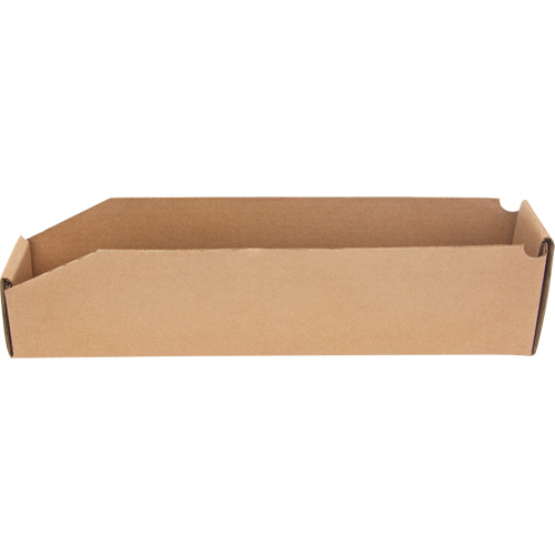 Boîtes profondes en carton ondul&eacute;, 1-7/8" la x 17-1/8" p x 4-1/2" h, Beige Helyx Safety & Industrial Supplies