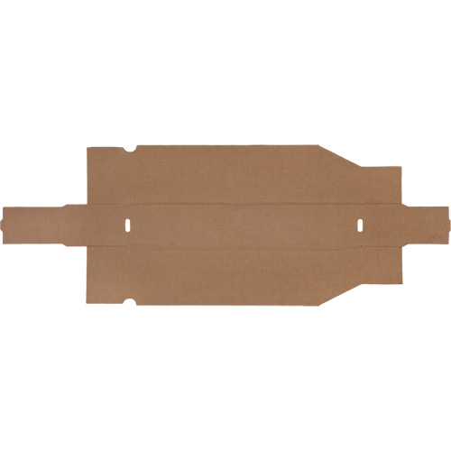 Boîtes profondes en carton ondul&eacute;, 1-7/8" la x 17-1/8" p x 4-1/2" h, Beige Helyx Safety & Industrial Supplies