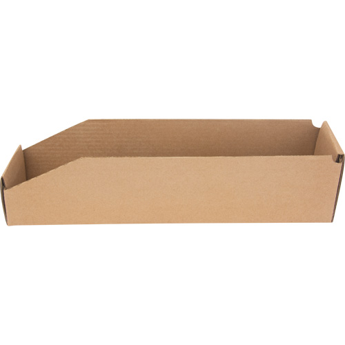 Deep Corrugated Parts Bins, 3-3/4" W x 17-1/4" D x 4-1/2" H, Beige Helyx Safety & Industrial Supplies