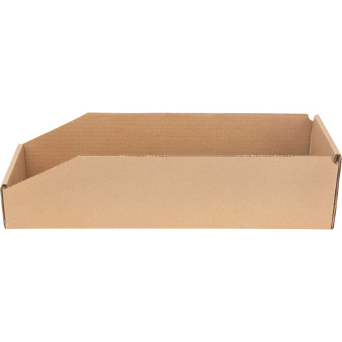 Deep Corrugated Parts Bins, 5-3/4" W x 17-1/4" D x 4-1/2" H, Beige Helyx Safety & Industrial Supplies