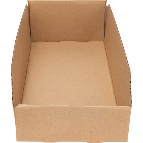 Deep Corrugated Parts Bins, 7-3/4" W x 17-1/4" D x 4-1/2" H, Beige Helyx Safety & Industrial Supplies