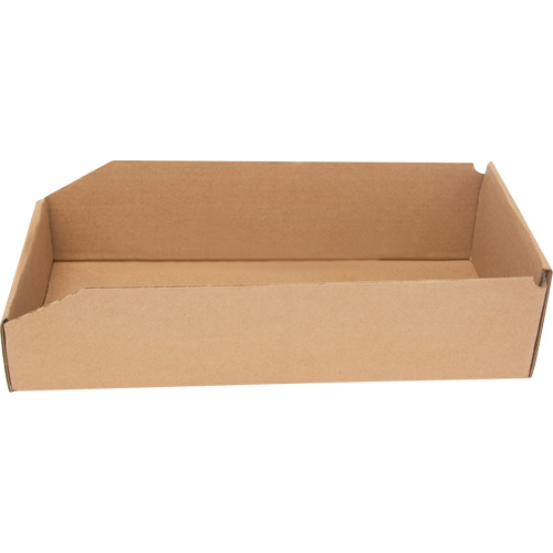 Deep Corrugated Parts Bins, 7-3/4" W x 17-1/4" D x 4-1/2" H, Beige Helyx Safety & Industrial Supplies