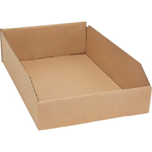 Deep Corrugated Parts Bins, 11-3/4" W x 17-1/4" D x 4-1/2" H, Beige Helyx Safety & Industrial Supplies