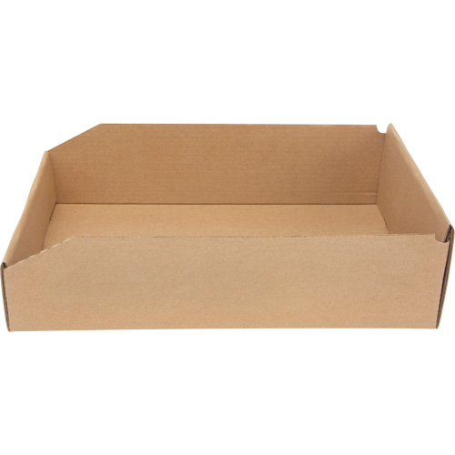 Deep Corrugated Parts Bins, 11-3/4" W x 17-1/4" D x 4-1/2" H, Beige Helyx Safety & Industrial Supplies
