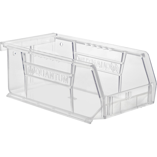 Bacs tr&egrave;s transparents Ultra, 4-1/8" la, 3" h x 7-3/8" p, Transparent Helyx Safety & Industrial Supplies