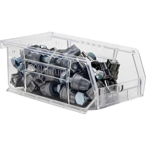 Bacs tr&egrave;s transparents Ultra, 4-1/8" la, 3" h x 7-3/8" p, Transparent Helyx Safety & Industrial Supplies