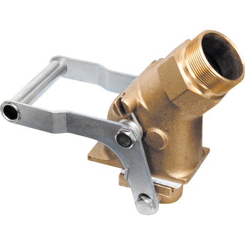 Self-Closing Gate Valve, Brass, 2" NPT Helyx Safety & Industrial Supplies