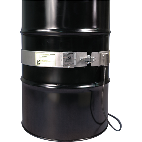 Chauffe-barils &eacute;conomiques, Barils en acier, 55 gal. US (45 gal. imp.), 0°F - 550°F, 120 V Helyx Safety & Industrial Supplies