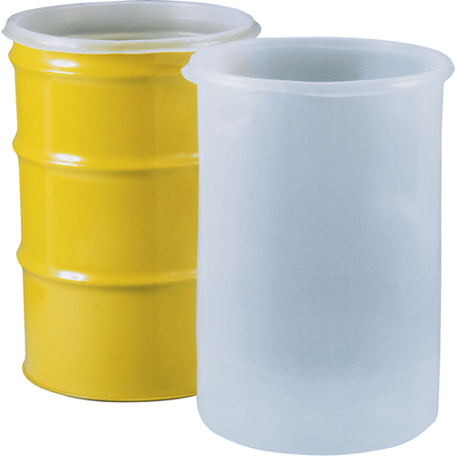 Doublures &agrave; paroi droite pour barils ouverts en acier de 55 gallons Helyx Safety & Industrial Supplies