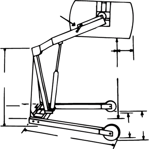 Manipulateurs de barils Hydra-Lift, Capacit&eacute; 55 gal. US (45 gal. imp.) Helyx Safety & Industrial Supplies