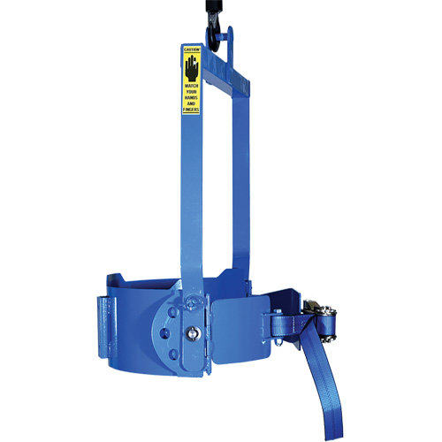 Ensemble de l&egrave;ve-baril manuel inclinable, Baril de 55 gal. US (45 gal. imp.), Capacit&eacute; 800 lb/363 kg Helyx Safety & Industrial Supplies