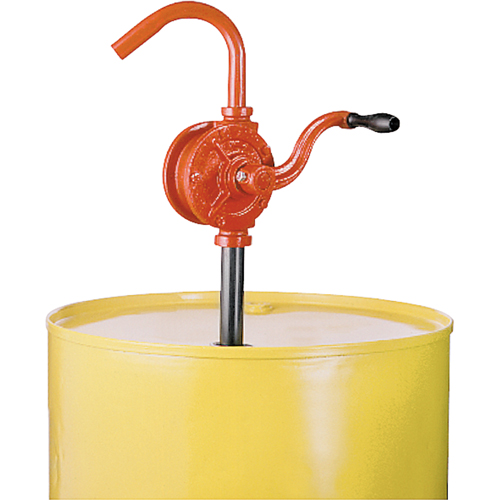 Pompe rotative pour barils, Fonte, Pour capacit&eacute; 15-55 gal., 7,5 gallons/100 r&eacute;volutions Helyx Safety & Industrial Supplies