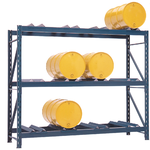 Drum Storage Racks, 12 Drums, 112" W x 36" D x 96" H Helyx Safety & Industrial Supplies