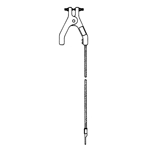 Heavy-Duty Bonding & Grounding Wire Assemblies - Hand Clamp & 1/4" Terminal Connectors Helyx Safety & Industrial Supplies