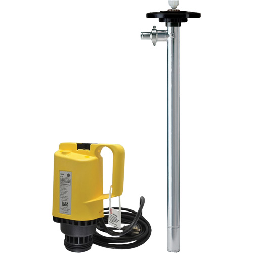 Pompes &agrave; tambour &eacute;lectriques, Acier inoxydable, 54,5 gal./min Helyx Safety & Industrial Supplies