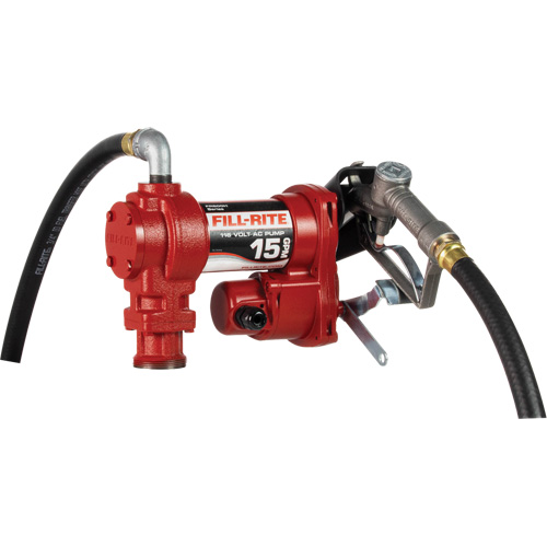Pompes c. a. utilitaires &agrave; soupape rotative avec embout, 115 V, 15 gal./min Helyx Safety & Industrial Supplies