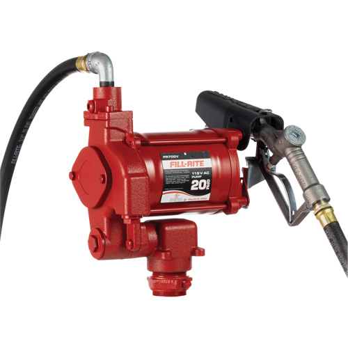 AC Utility Rotary Vane Pumps with Nozzle, 115 V, 20 GPM Helyx Safety & Industrial Supplies