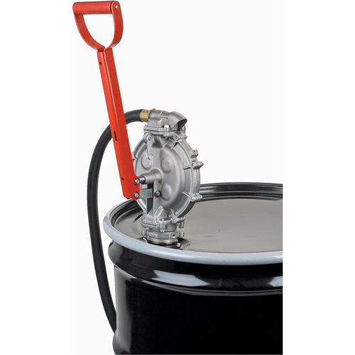 Hand Pump, Aluminum/Steel, 25.5 oz./Stroke, Fits 15-55 Gal. Helyx Safety & Industrial Supplies