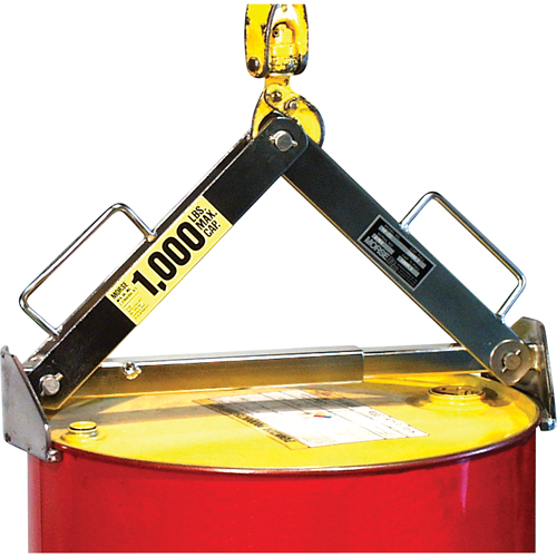 Leveur de baril, 30 - 85 gal. US (25 - 70 gal. imp.), Cap. 1000 lb/454 kg Helyx Safety & Industrial Supplies