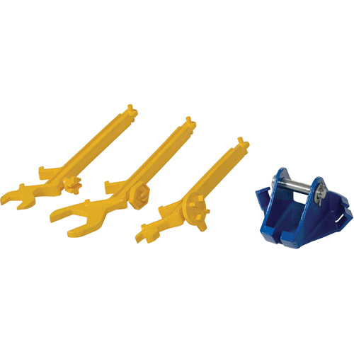 Appareils de levage &agrave; usages multiples avec cl&eacute;s pour barils, 30 - 55 gal. US (25 - 45 gal. imp.), Cap. 800 lb/362 kg Helyx Safety & Industrial Supplies
