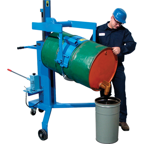 Basculeur - palettiseurs pour barils, 55 gal. US (45 gal. imp.) Helyx Safety & Industrial Supplies