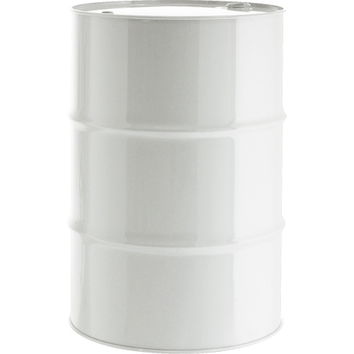 Barils en acier, 55 gal. US (45,8 gal. imp.), Doubl&eacute;, Blanc, Dessus ferm&eacute;, 1A1/Y1.8/300, Calibre 16 Helyx Safety & Industrial Supplies