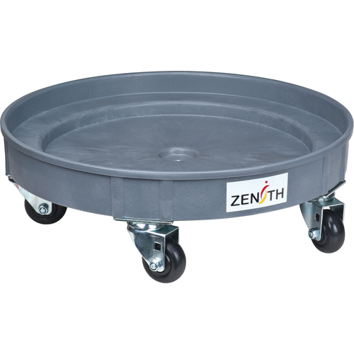 Leak Containment Drum Dolly, 24.25" dia. X 7.625" H, 1.5 US Gal. Spill Cap. Helyx Safety & Industrial Supplies